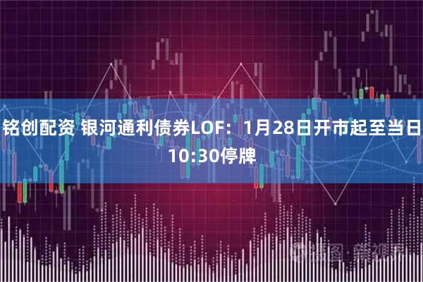 铭创配资 银河通利债券LOF：1月28日开市起至当日10:30停牌