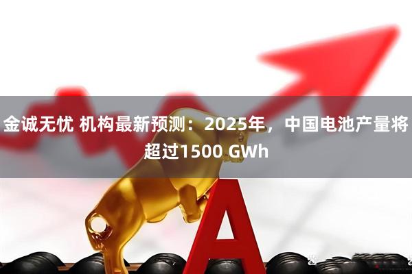金诚无忧 机构最新预测：2025年，中国电池产量将超过1500 GWh
